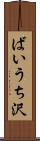 ばいうち沢 Scroll