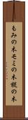 もみの木 Scroll