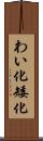 わい化 Scroll