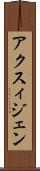 アクスィジェン Scroll