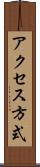 アクセス方式 Scroll
