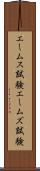 エームス試験 Scroll