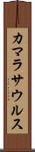 カマラサウルス Scroll