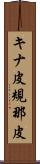 キナ皮 Scroll
