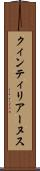 クィンティリアーヌス Scroll