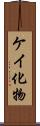 ケイ化物 Scroll