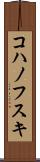コハノフスキ Scroll