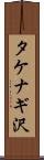 タケナギ沢 Scroll
