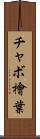 チャボ檜葉 Scroll