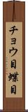 チョウ目 Scroll