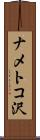 ナメトコ沢 Scroll