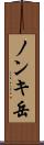 ノンキ岳 Scroll