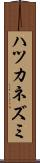 ハツカネズミ Scroll