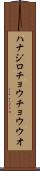 ハナジロチョウチョウウオ Scroll