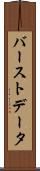 バーストデータ Scroll