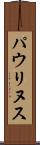 パウリヌス Scroll