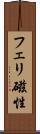 フェリ磁性 Scroll