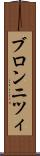 ブロンニツィ Scroll