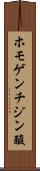 ホモゲンチジン酸 Scroll