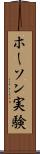 ホーソン実験 Scroll