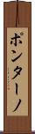 ポンターノ Scroll