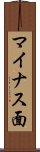 マイナス面 Scroll