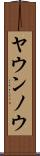 ヤウンノウ Scroll