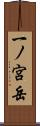 一ノ宮岳 Scroll