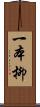 一本柳 Scroll