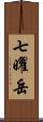 七曜岳 Scroll