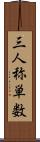 三人称単数 Scroll