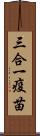 三合一疫苗 Scroll