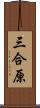 三合原 Scroll