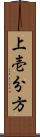 上壱分方 Scroll