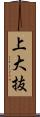 上大抜 Scroll