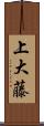 上大藤 Scroll