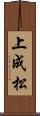 上成松 Scroll