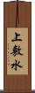 上敷水 Scroll