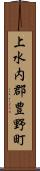 上水内郡豊野町 Scroll
