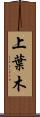 上葉木 Scroll