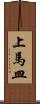 上馬皿 Scroll