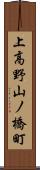 上高野山ノ橋町 Scroll