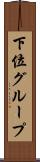 下位グループ Scroll