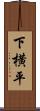 下横平 Scroll