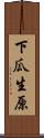 下瓜生原 Scroll