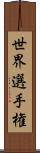 世界選手権 Scroll