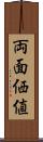 両面価値 Scroll
