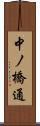 中ノ橋通 Scroll