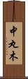 中丸木 Scroll