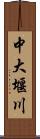 中大堰川 Scroll